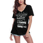 ULTRABASIC Damen-T-Shirt „All Our Visitors Bring Happiness“ – lustiges Humor-Witz-T-Shirt