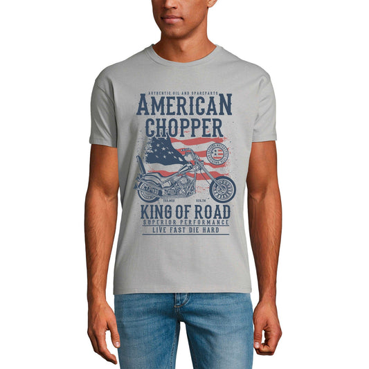 ULTRABASIC Men's T-Shirt American Chopper Motorcycle - King of Road Tee Shirt