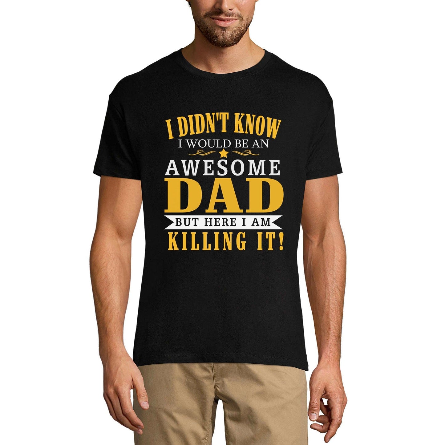ULTRABASIC Herren-T-Shirt „Awesome Dad – Lustiges Vater-T-Shirt“.