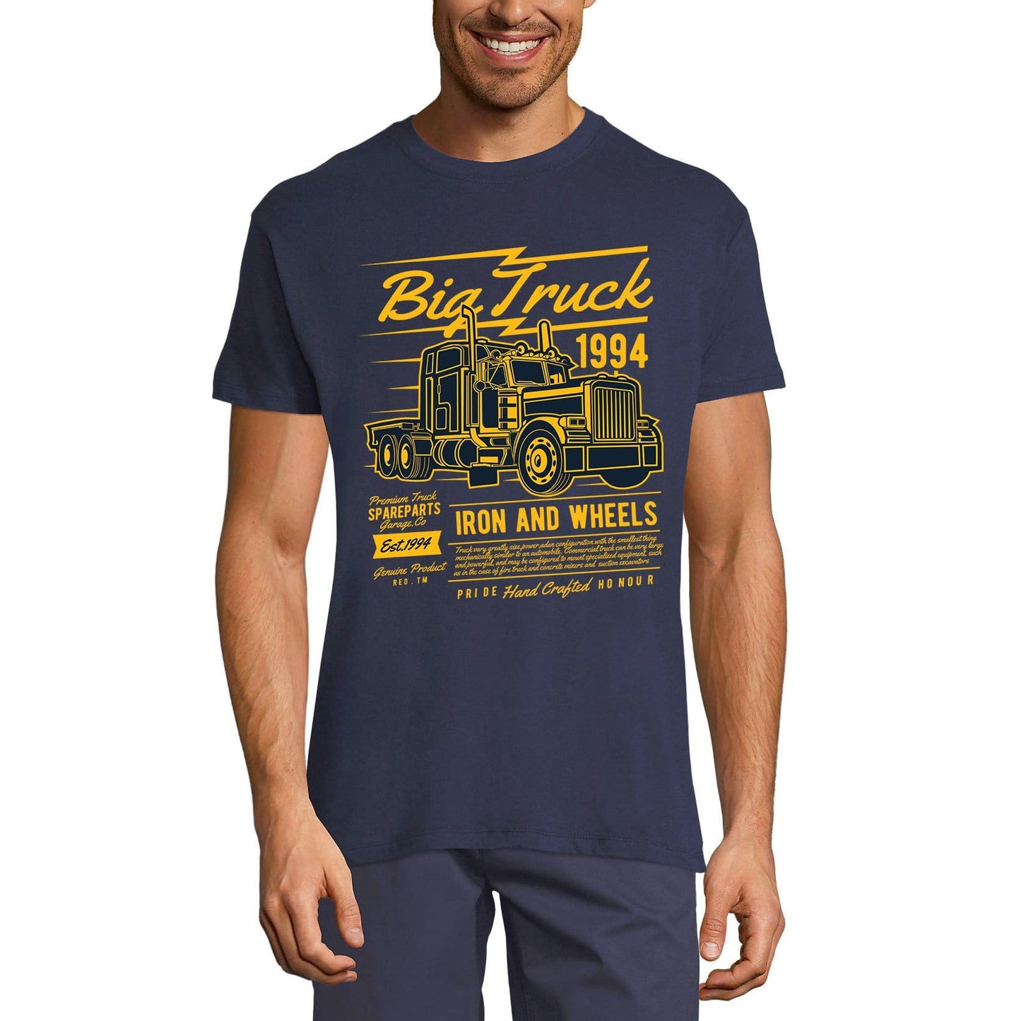 ULTRABASIC Herren T-Shirt Big Truck Since 1994 – Shirt für LKW-Fahrer