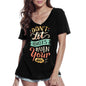 T-shirt col en V ULTRABASIC pour femmes Ne laissez pas les idiots gâcher votre journée - T-shirt à manches courtes