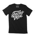 Men's T-Shirt Motivational Shirt Focus And Win Quote Short Sleeve Tee Shirt Vintage Apparel