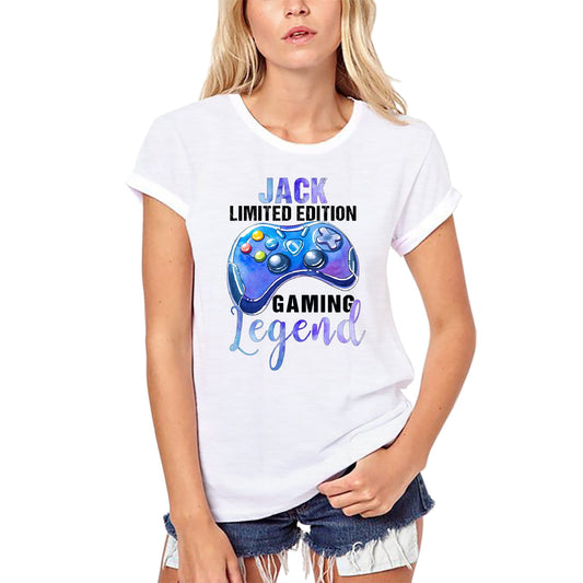 ULTRABASIC Damen Bio-Gaming-T-Shirt Jack Limited Edition Gaming Legend – Gamer Girl T-Shirt