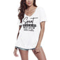 ULTRABASIC T-shirt fantaisie pour femme Squat Because No One Raps About Little Butts