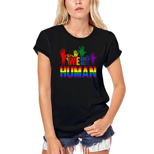 T-shirt biologique ULTRABASIC pour femmes Nous sommes tous humains - Tee-shirt LGBT