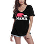 ULTRABASIC Damen-T-Shirt mit V-Ausschnitt Love Bears – Lustiges Mama-T-Shirt