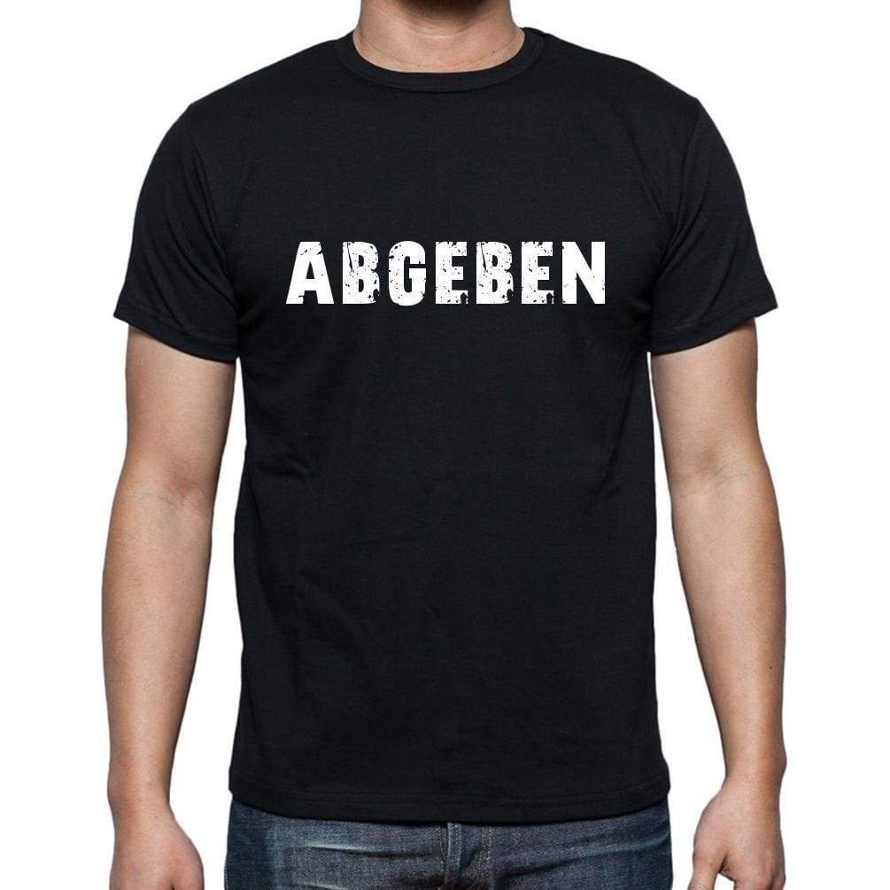 Abgeben Mens Short Sleeve Round Neck T-Shirt - Casual