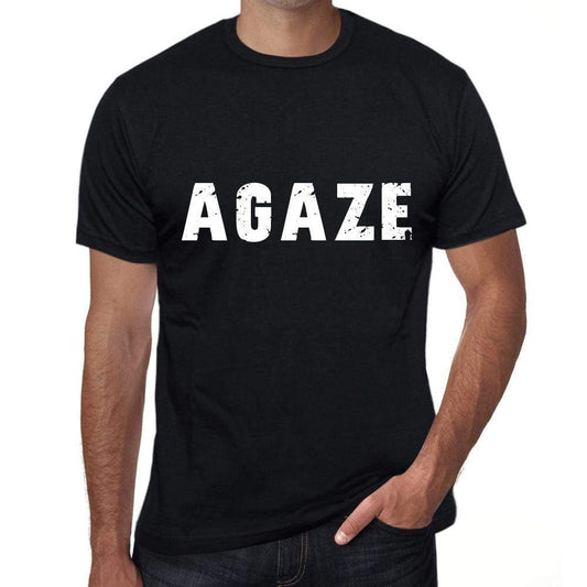 Agaze Mens Retro T Shirt Black Birthday Gift 00553 - Black / Xs - Casual