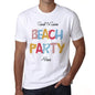 Alona Beach Party White Mens Short Sleeve Round Neck T-Shirt 00279 - White / S - Casual
