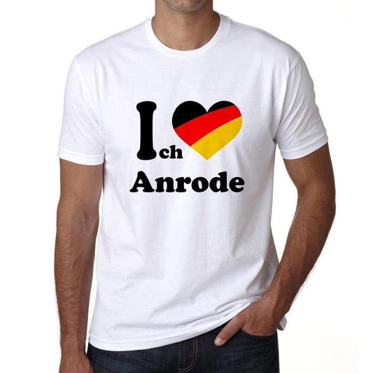 Anrode Mens Short Sleeve Round Neck T-Shirt 00005 - Casual
