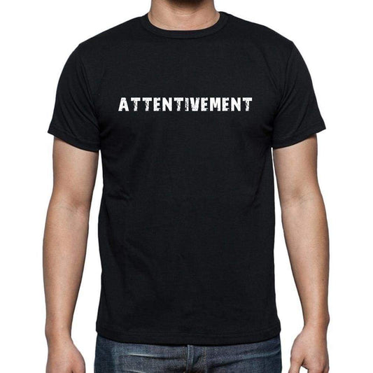 attentivement, French Dictionary, <span>Men's</span> <span>Short Sleeve</span> <span>Round Neck</span> T-shirt 00009 - ULTRABASIC