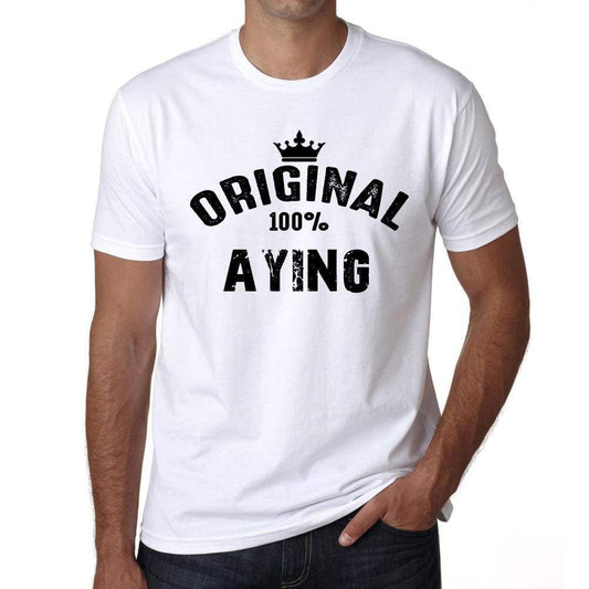 Aying Mens Short Sleeve Round Neck T-Shirt - Casual