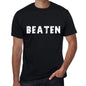 Beaten Mens Vintage T Shirt Black Birthday Gift 00554 - Black / Xs - Casual