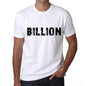 Billion Mens T Shirt White Birthday Gift 00552 - White / Xs - Casual