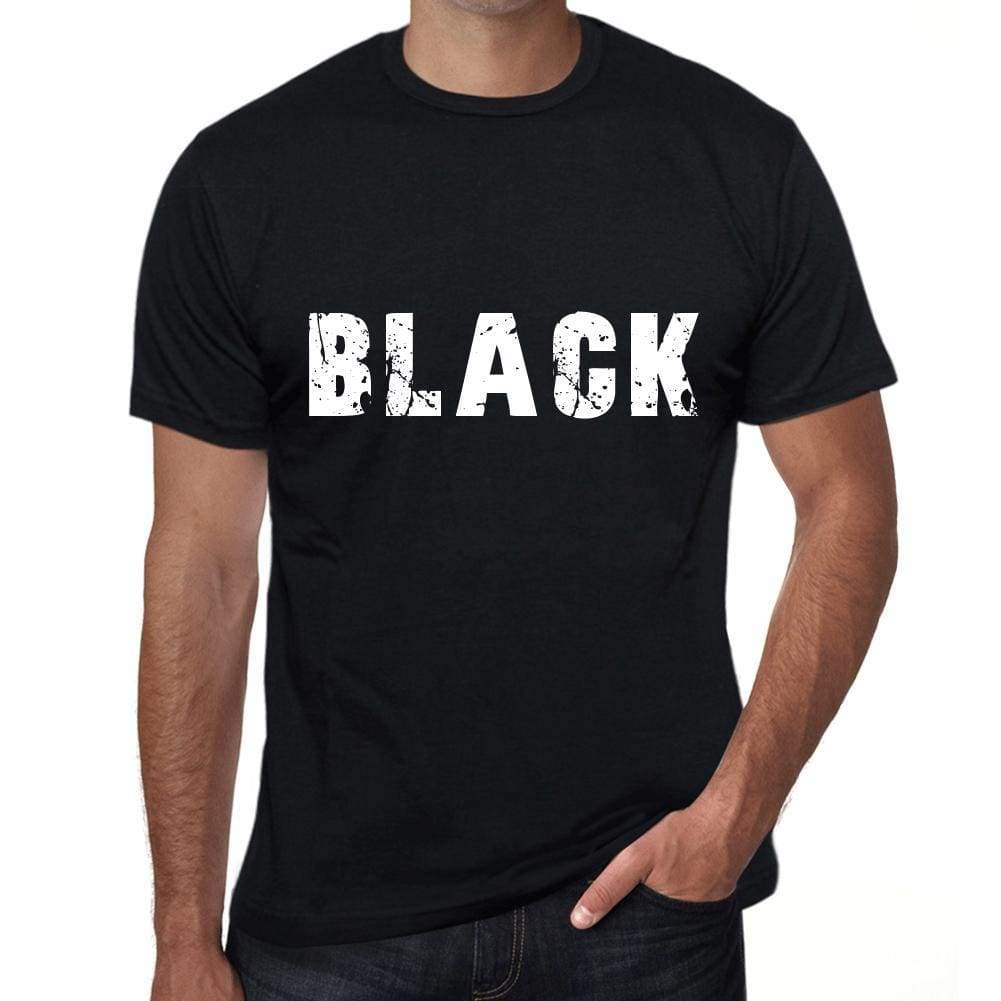 Black Mens Retro T Shirt Black Birthday Gift 00553 - Black / Xs - Casual