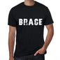 Brace Mens Retro T Shirt Black Birthday Gift 00553 - Black / Xs - Casual