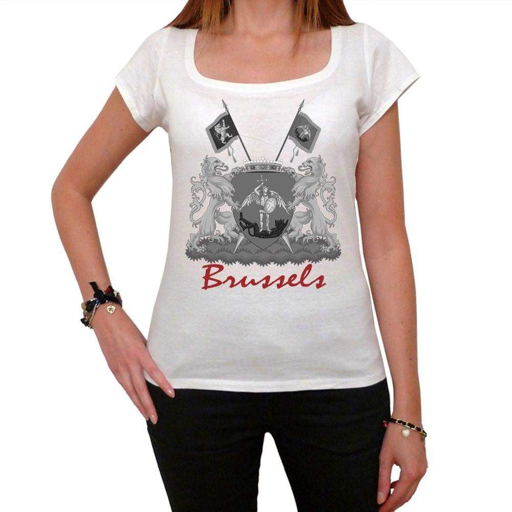 Brussels 1 Tshirt Womens Short Sleeve Scoop Neck Tee 00181