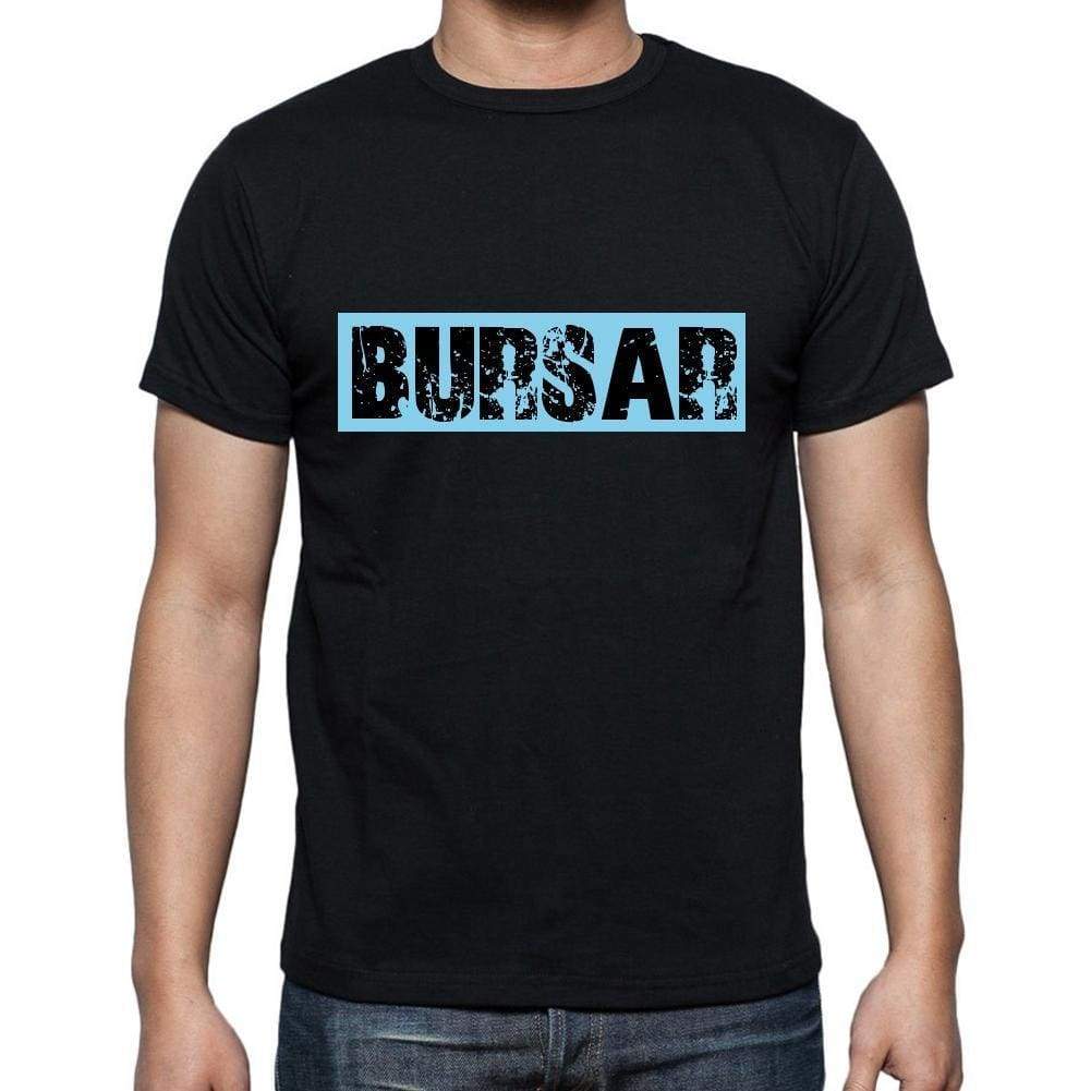 Bursar T Shirt Mens T-Shirt Occupation S Size Black Cotton - T-Shirt