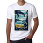 Cangcayat Pura Vida Beach Name White Mens Short Sleeve Round Neck T-Shirt 00292 - White / S - Casual