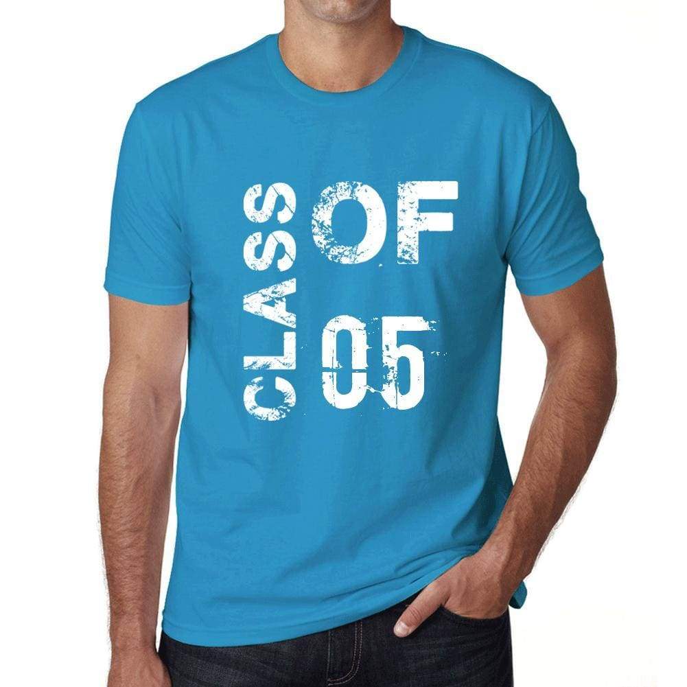 Class Of 05 Grunge Mens T-Shirt Blue Birthday Gift 00483 - Blue / Xs - Casual