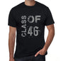 Class Of 46 Mens T-Shirt Black Birthday Gift 00481 - Black / Xs - Casual