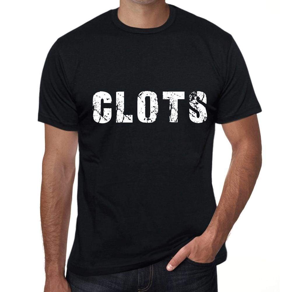 Clots Mens Retro T Shirt Black Birthday Gift 00553 - Black / Xs - Casual