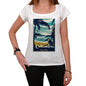 Columbia Pura Vida Beach Name White Womens Short Sleeve Round Neck T-Shirt 00297 - White / Xs - Casual