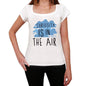 Curiosity In The Air White Womens Short Sleeve Round Neck T-Shirt Gift T-Shirt 00302 - White / Xs - Casual