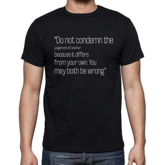 Dandemis Quote T Shirts Do Not Condemn The Judgement T Shirts Men Black - Casual