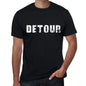 Detour Mens Vintage T Shirt Black Birthday Gift 00554 - Black / Xs - Casual