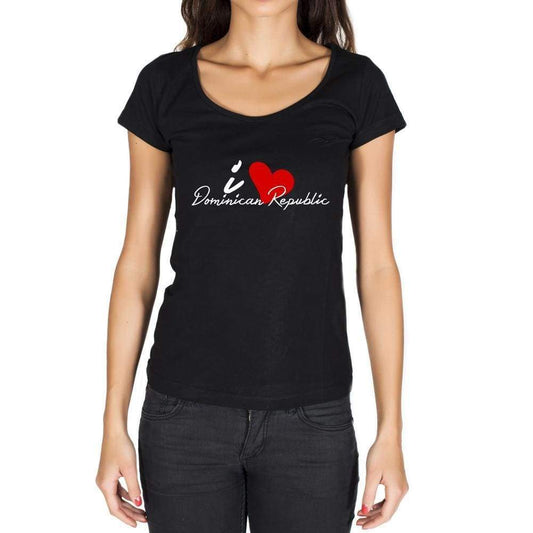 Dominican Republic Womens Short Sleeve Round Neck T-Shirt - Casual
