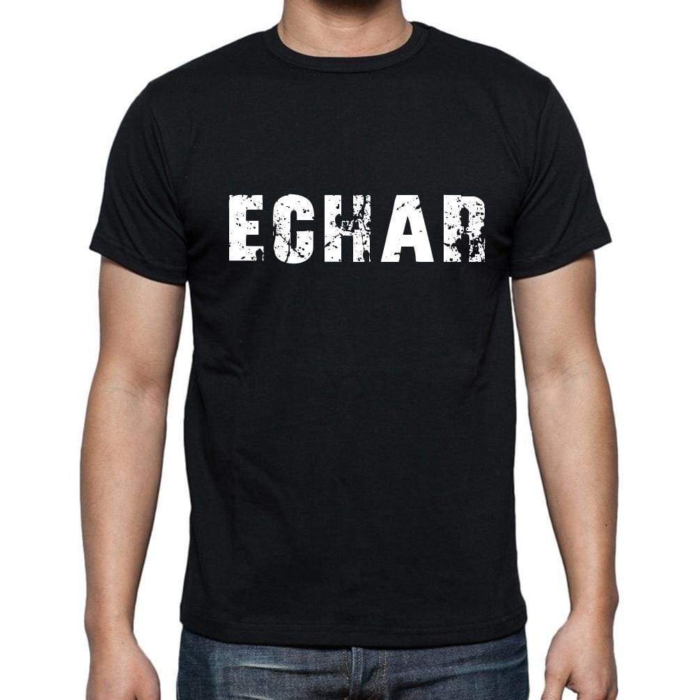 Echar Mens Short Sleeve Round Neck T-Shirt - Casual
