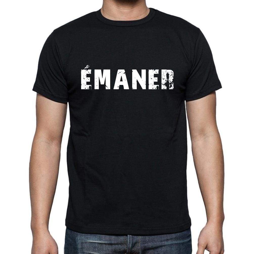 Émaner French Dictionary Mens Short Sleeve Round Neck T-Shirt 00009 - Casual