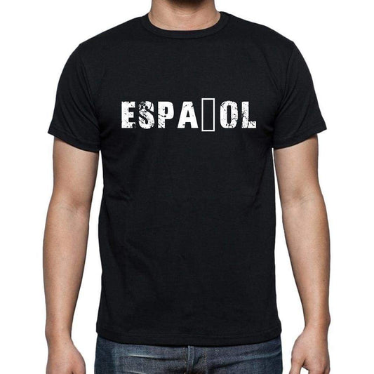 Espa±Ol Mens Short Sleeve Round Neck T-Shirt - Casual