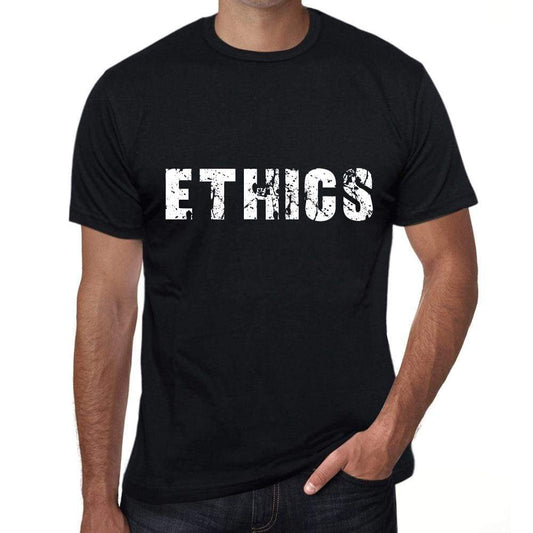 Ethics Mens Vintage T Shirt Black Birthday Gift 00554 - Black / Xs - Casual