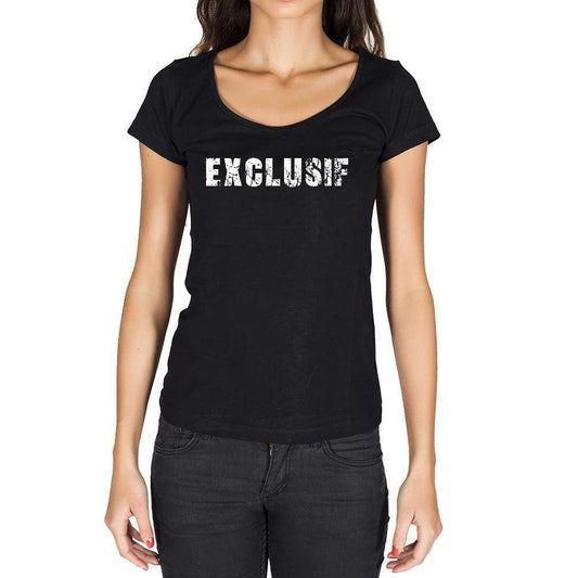 Exclusif French Dictionary Womens Short Sleeve Round Neck T-Shirt 00010 - Casual