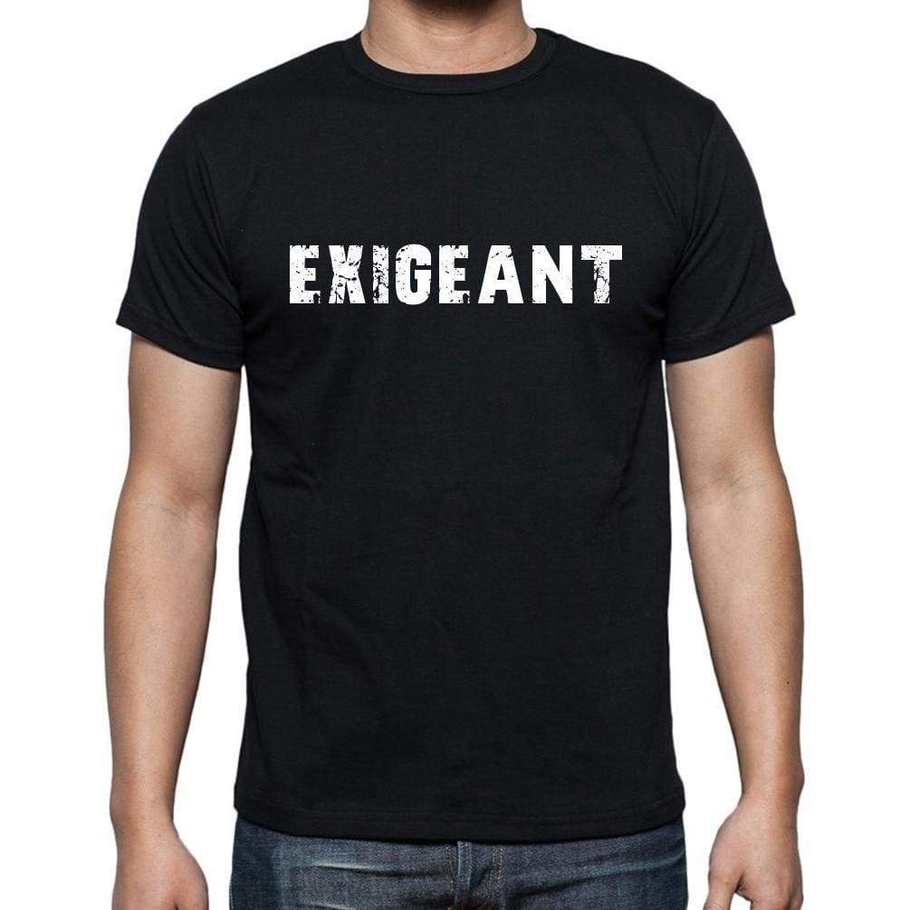 Exigeant French Dictionary Mens Short Sleeve Round Neck T-Shirt 00009 - Casual