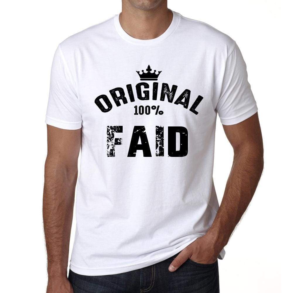 Faid Mens Short Sleeve Round Neck T-Shirt - Casual
