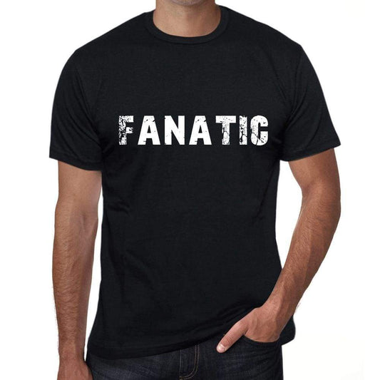fanatic Mens Vintage T shirt Black Birthday Gift 00555 - Ultrabasic