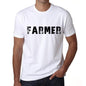 Farmer Mens T Shirt White Birthday Gift 00552 - White / Xs - Casual