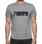 Figure Grey Mens Short Sleeve Round Neck T-Shirt 00018 - Grey / S - Casual