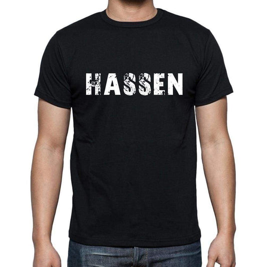 Hassen Mens Short Sleeve Round Neck T-Shirt - Casual