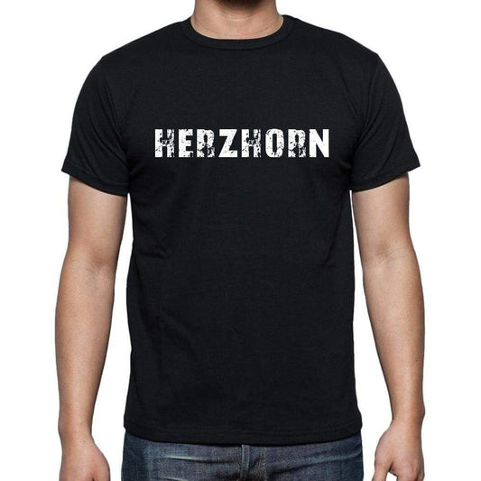 Herzhorn Mens Short Sleeve Round Neck T-Shirt 00003 - Casual