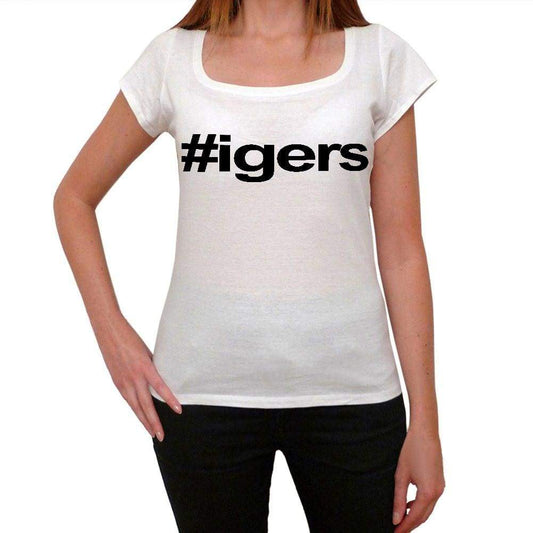 Igers Hashtag Womens Short Sleeve Scoop Neck Tee 00075