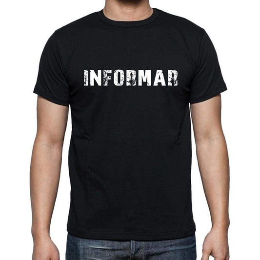 Informar Mens Short Sleeve Round Neck T-Shirt - Casual