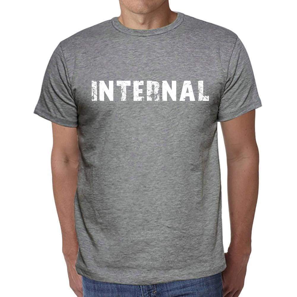 Internal Mens Short Sleeve Round Neck T-Shirt 00035 - Casual
