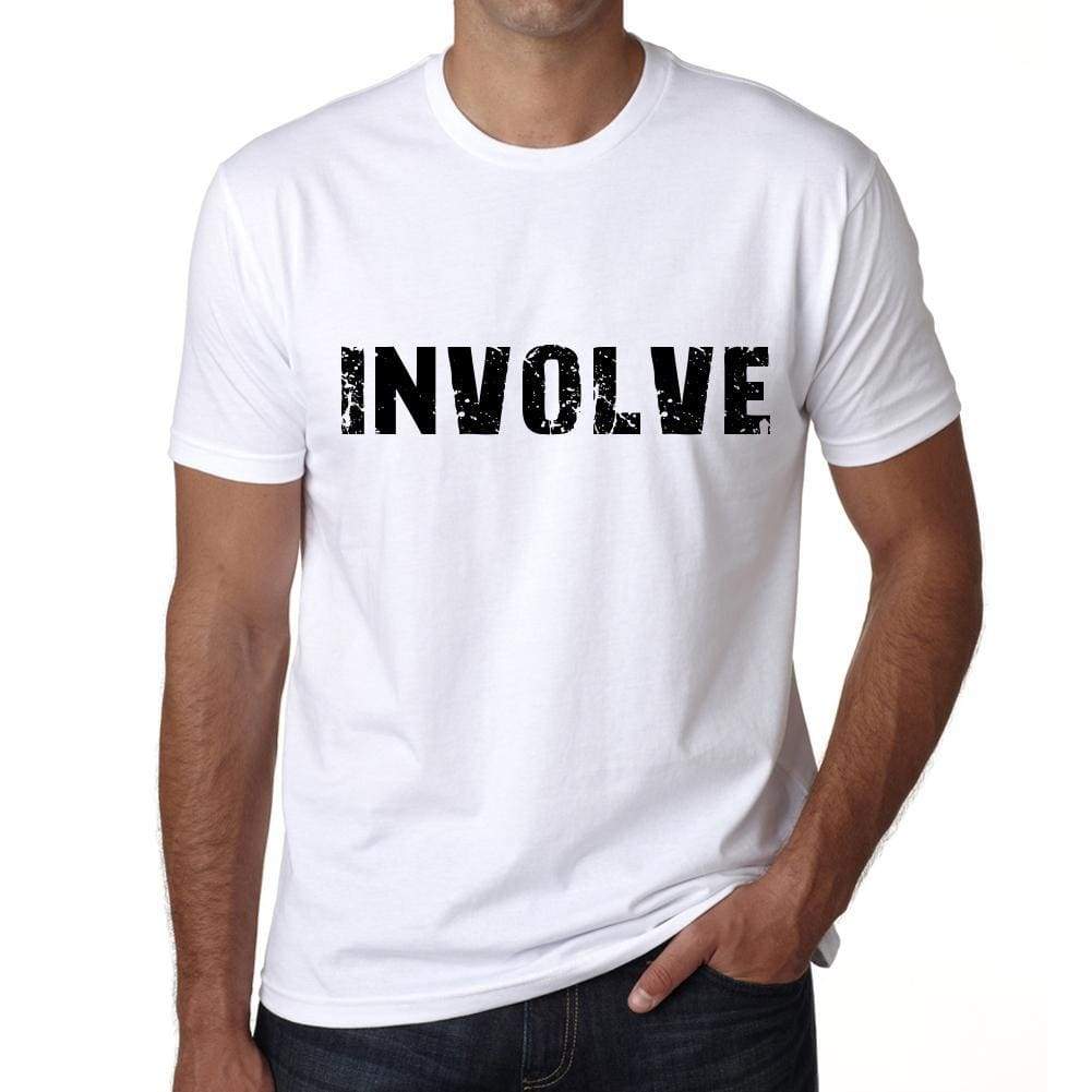 Involve Mens T Shirt White Birthday Gift 00552 - White / Xs - Casual