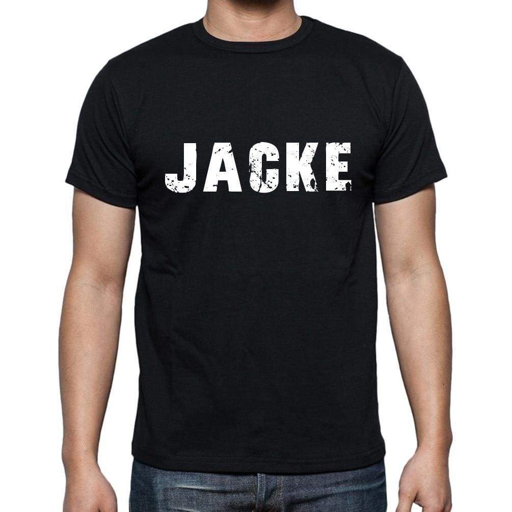 Jacke Mens Short Sleeve Round Neck T-Shirt - Casual