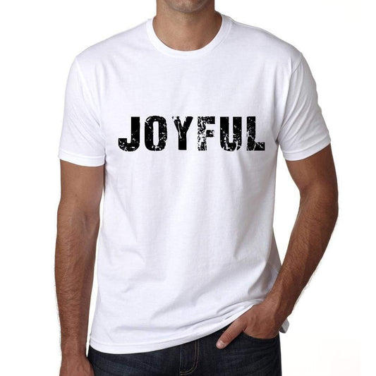 Joyful Mens T Shirt White Birthday Gift 00552 - White / Xs - Casual