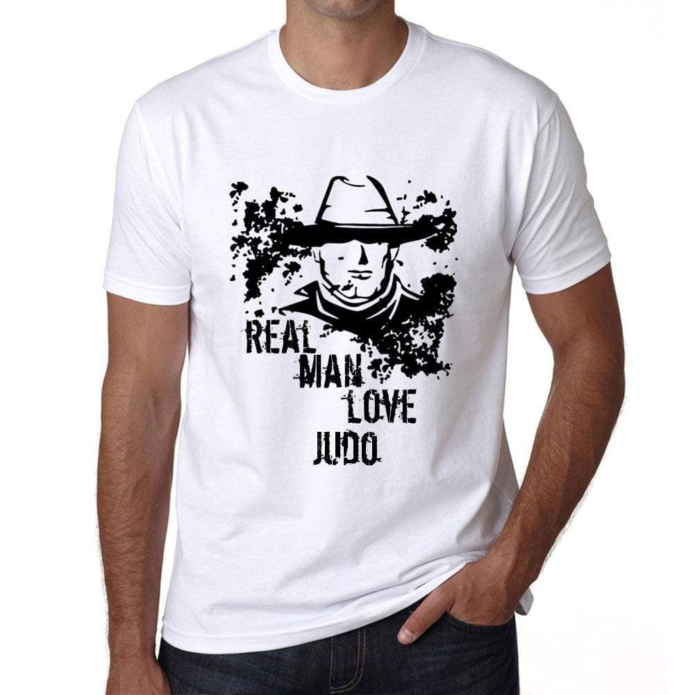 Judo Real Men Love Judo Mens T Shirt White Birthday Gift 00539 - White / Xs - Casual